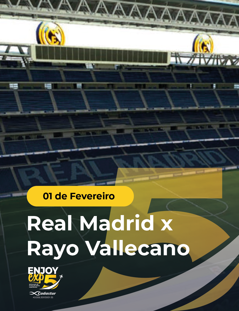 Real Madrid x Rayo Vallecano - 01 de Fevereiro - Santiago Bernabéu